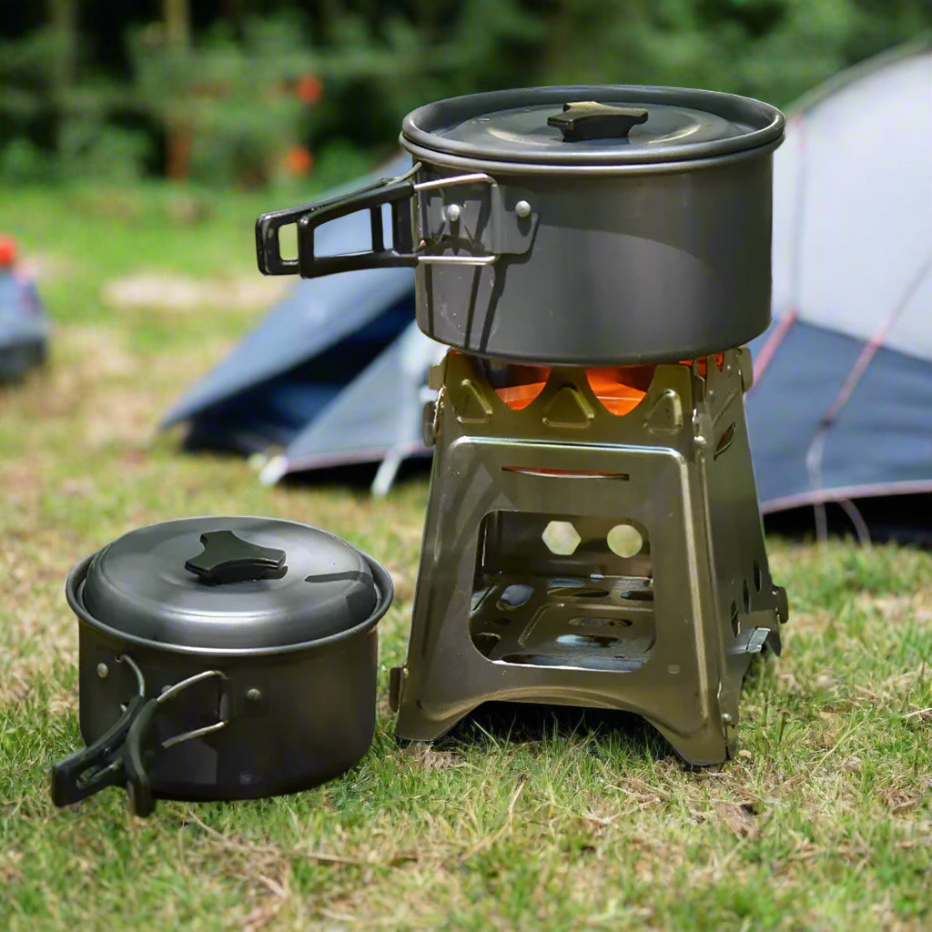 Portable Stainless Steel Wood Burning Camping Stove