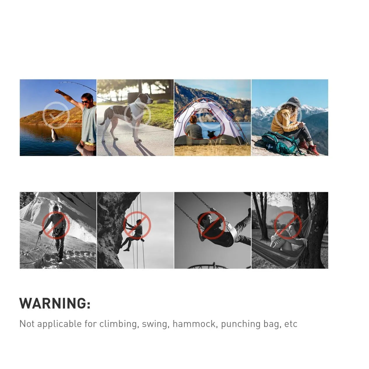 6 Pack Aluminum Carabiner Keychain Snap Clip Lock