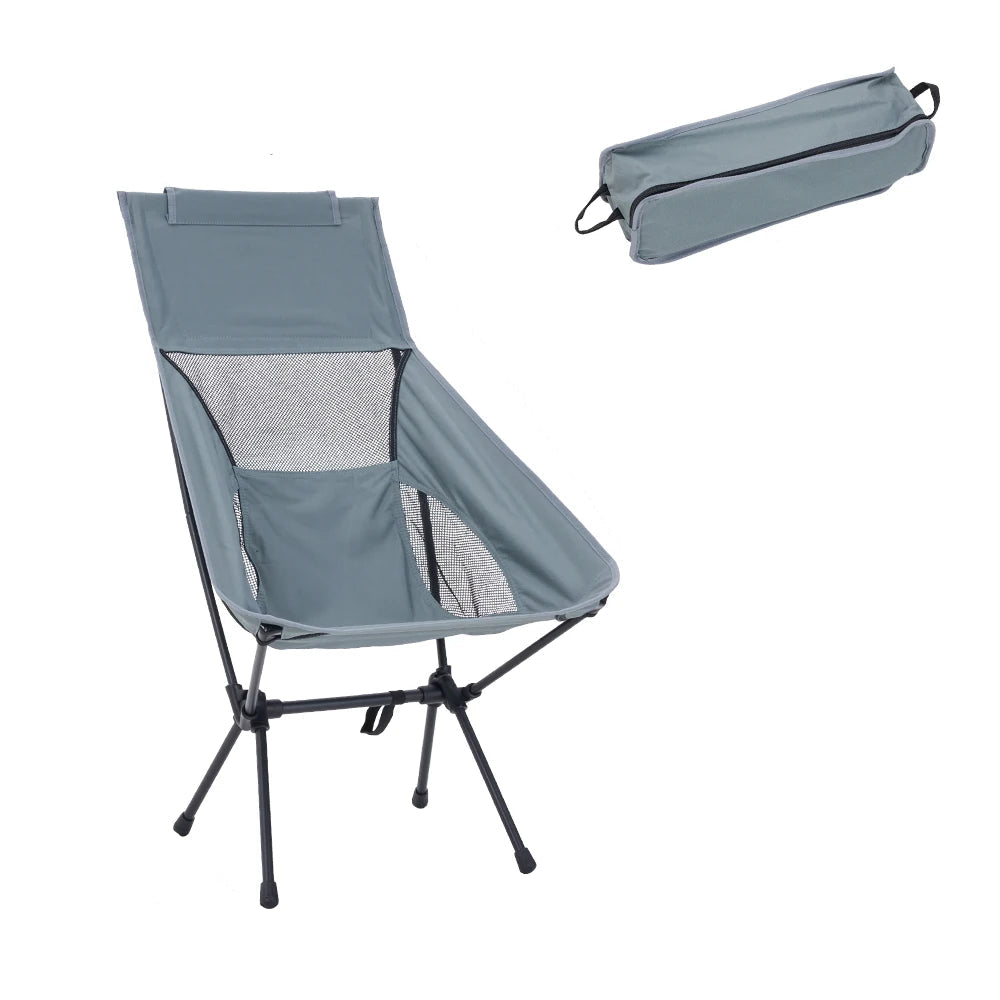 Portable Folding Camping Chair – With Backrest for Fishing, Beach & Outdoor Use