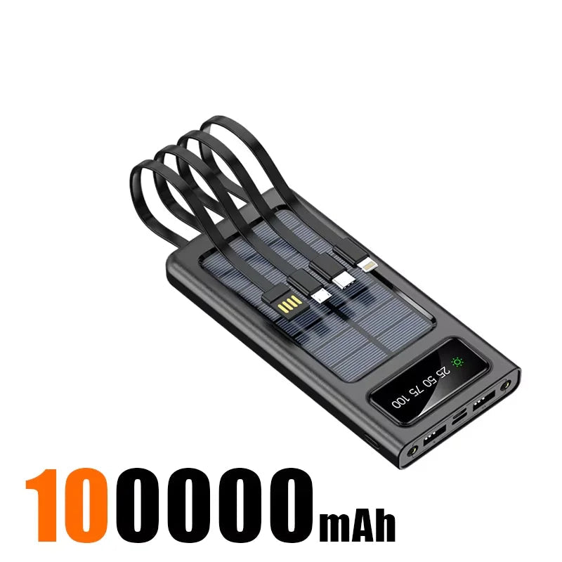 Portable Solar Battery Pack for Camping