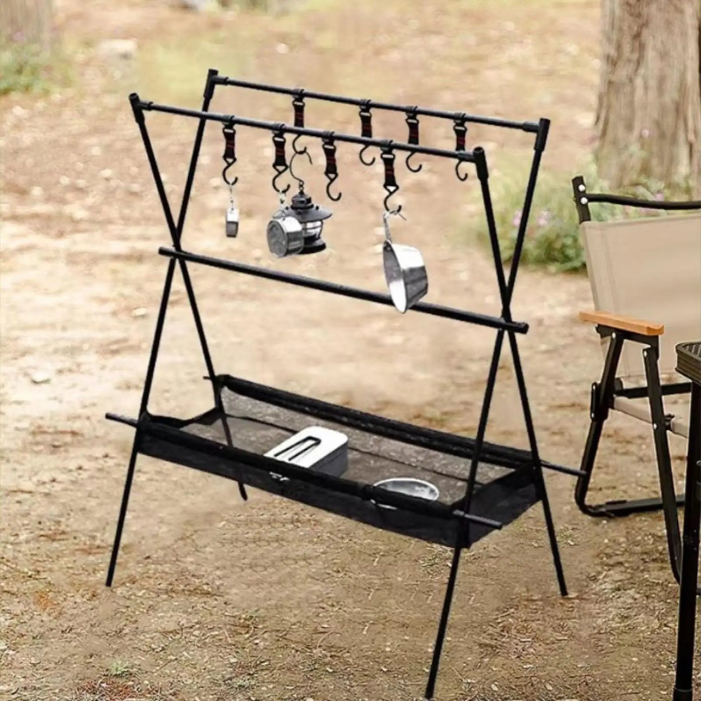 Camping Mesh Hanging Organizer Bag for Tents