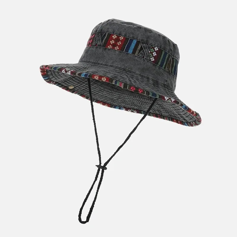 Camouflage Bucket Hat Wide Brim 60 cm Sun Protection