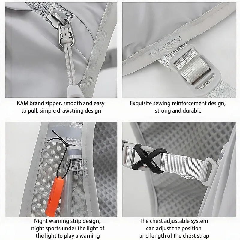 Breathable Hydration Vest Backpack with Water Bag for Hiking