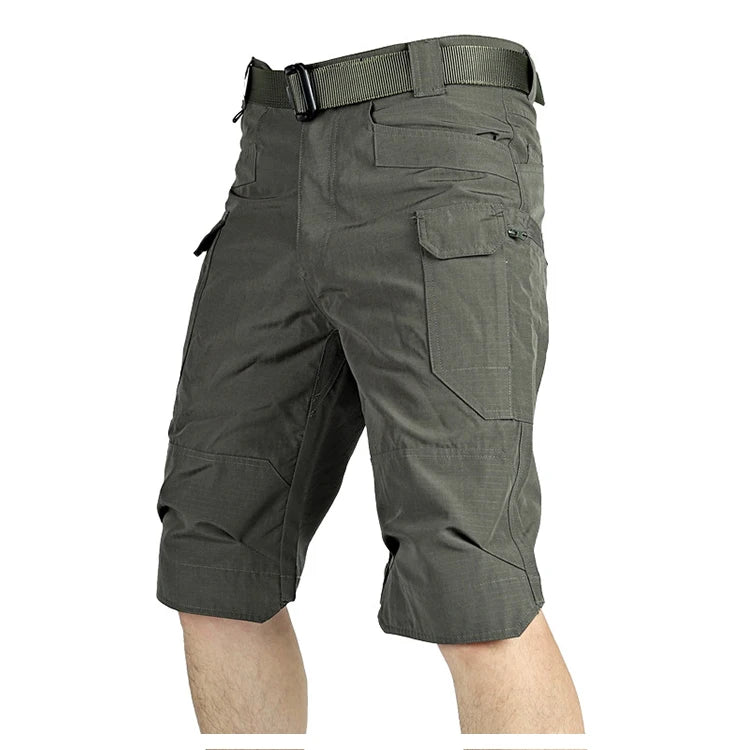 Men’s Tactical Cargo Shorts Quick Dry Water-Resistant Outdoor Hiking Trekking