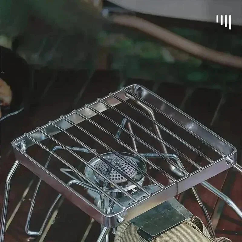 Portable Folding Stainless Steel Camping Stove Stand