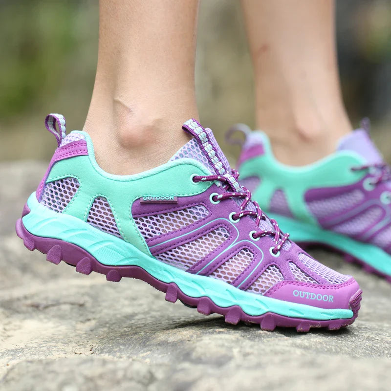 Unisex Hiking Trekking Shoes Thick Sole Spring Summer