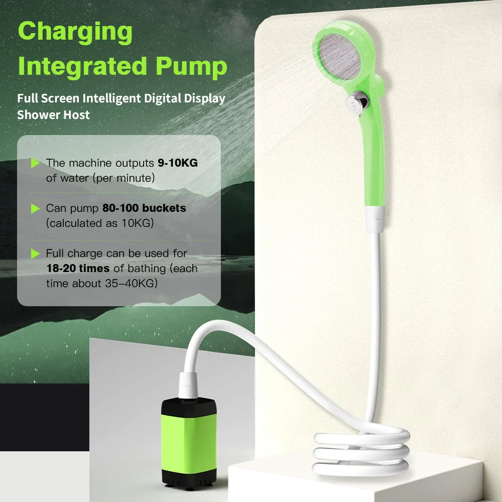 Portable Camping Shower Pump Outdoor Shower Kit