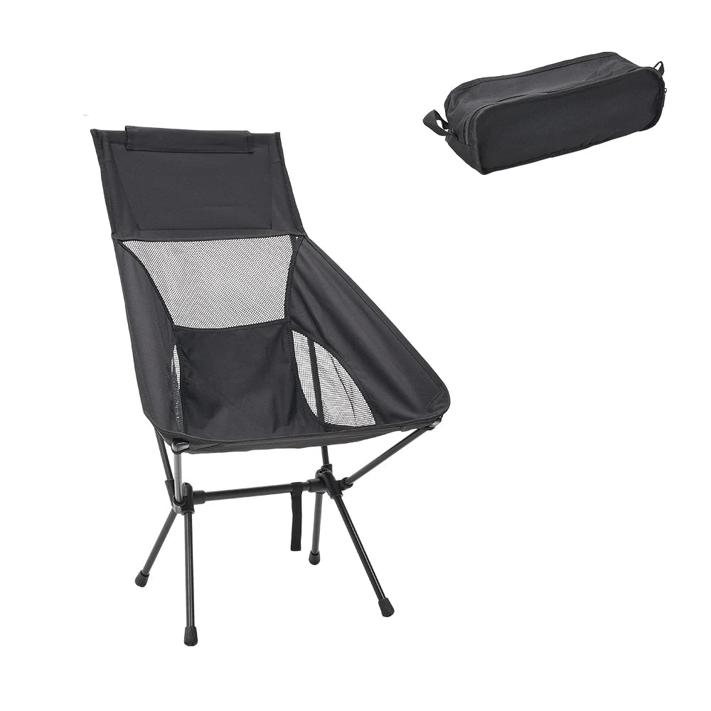 Portable Folding Camping Chair – With Backrest for Fishing, Beach & Outdoor Use