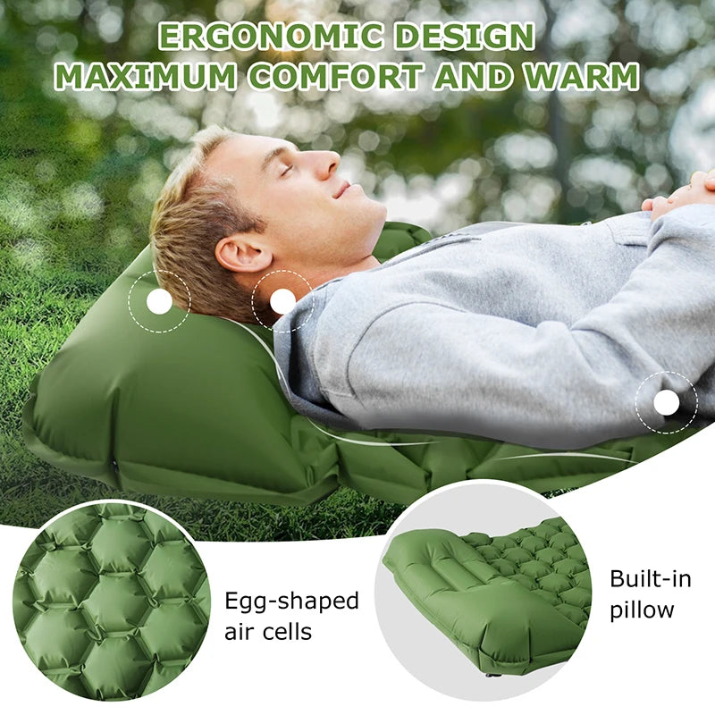 Self-inflating camping mattress "Nirvana" | Camping Ground Sheet
