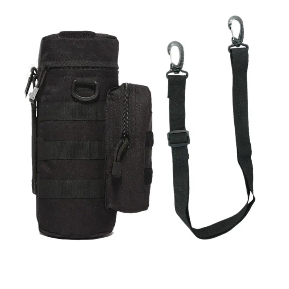 MOLLE Water Bottle Holder Hydration Pouch with Strap Fits 32 oz