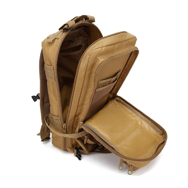 Camouflage Hiking Backpack Nylon Durable Multi Pocket