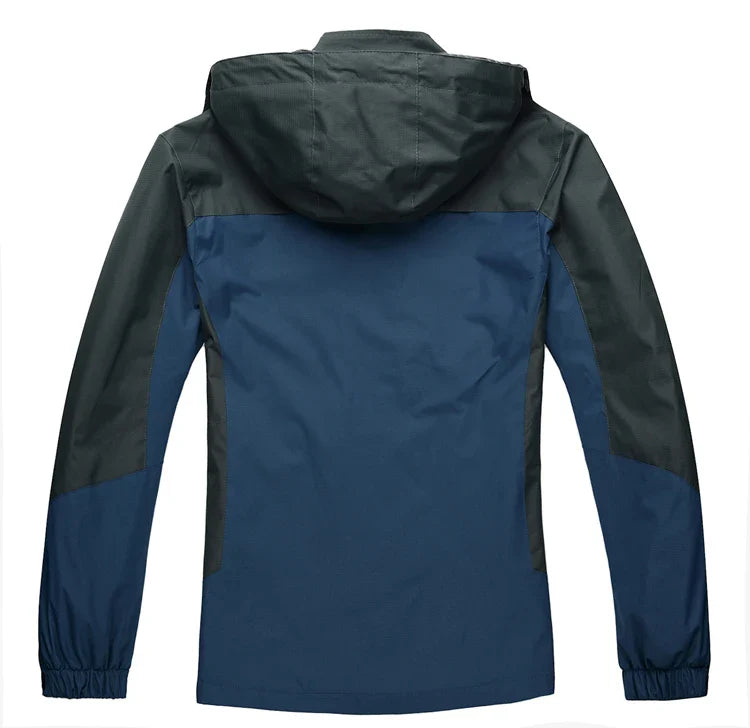 Men’s Waterproof Hiking Jacket Windbreaker for Autumn