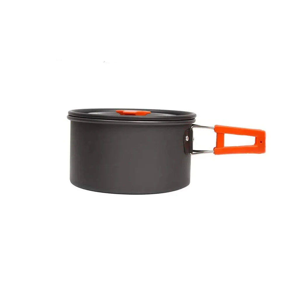 Aluminium Camping Cookware Set Pot and Tableware