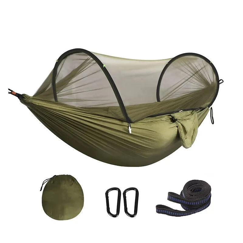 WESTTUNE 3-in-1 Camping Hammock – Mosquito Net & Quick Setup