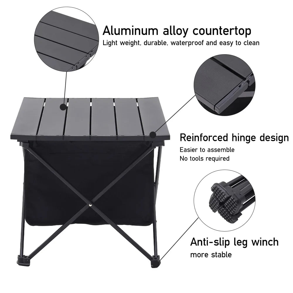 Portable Folding Camping Egg Roll Table