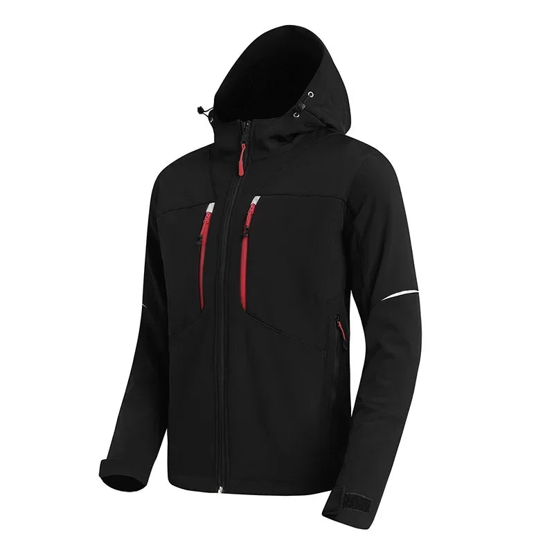 Men’s Winter Softshell Jacket – Waterproof & Warm Outdoor Tactical Coat