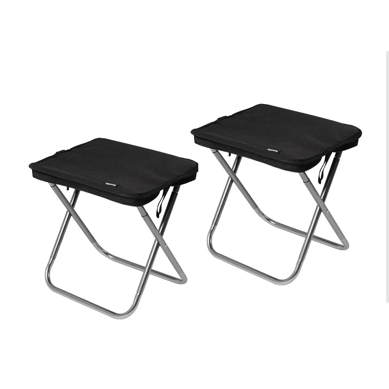 Folding Camping Chair – Lightweight Aluminum Seat with Thickened Cushion