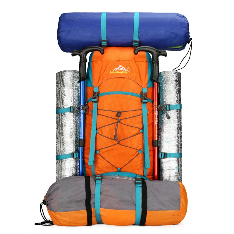 Large Capacity Hiking Backpack with Shoe Pocket for Travel