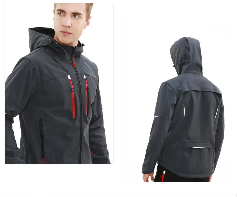 Men’s Winter Softshell Jacket – Waterproof & Warm Outdoor Tactical Coat