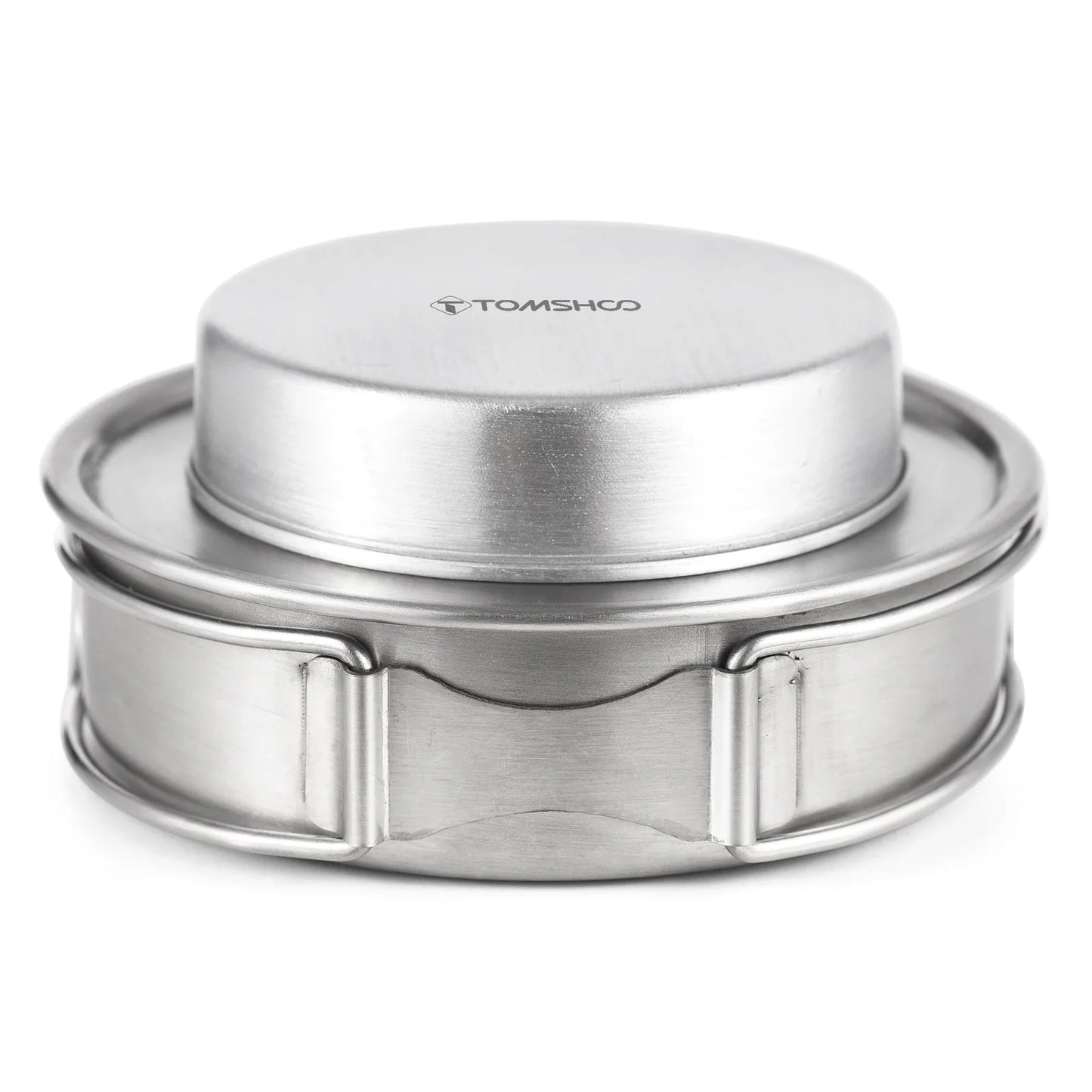 Portable Stainless Steel Alcohol Stove with Folding Handles