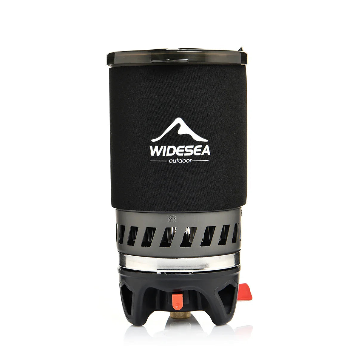 Camping Cooking Pot with Heat Exchanger for Gas Stoves