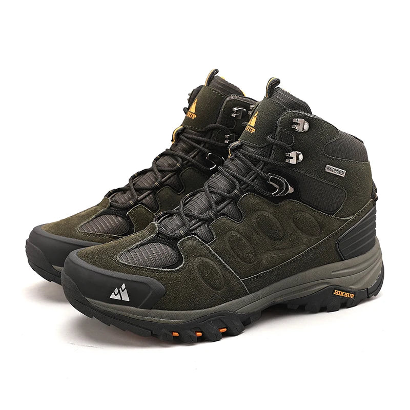 Men’s High-Top Hiking Boots – Waterproof, Non-Slip & All-Terrain