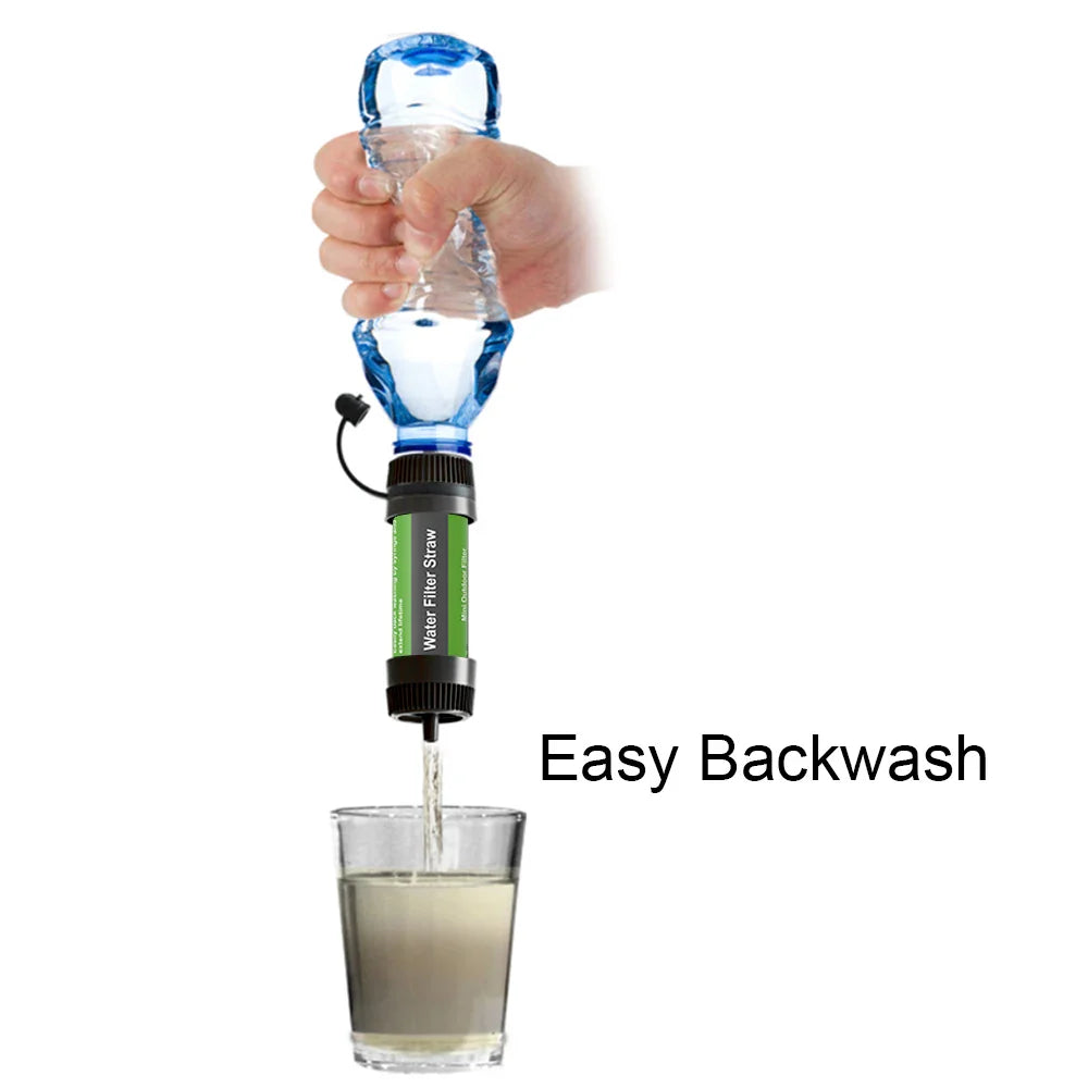 Portable Water Filter Straw for Hiking