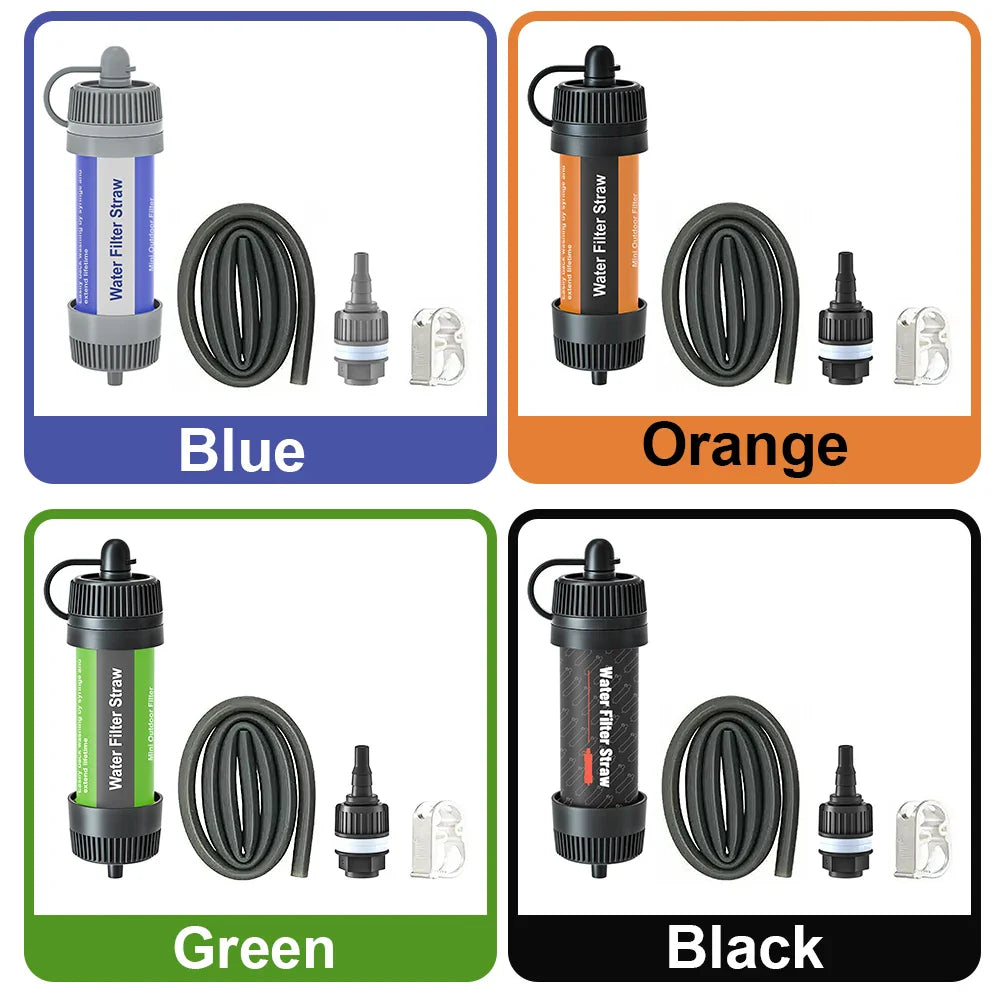 Portable Water Filter Straw for Hiking