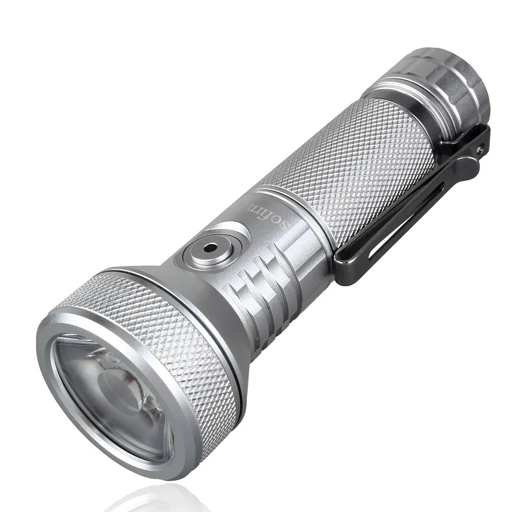 Flashlight 2100lm Long Throw USB - C Rechargeable - The PeakTrail
