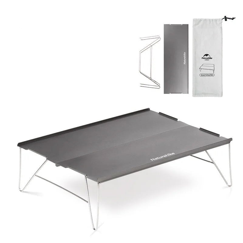 Folding Camping Table Portable Aluminum Alloy Construction - The PeakTrail