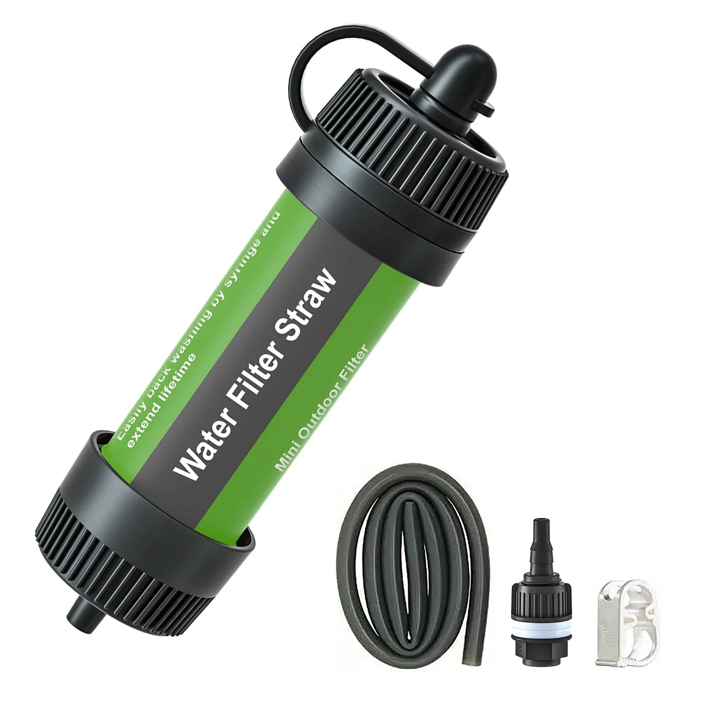 Hiking Water Filter Straw Compact Portable for Survival - The PeakTrail