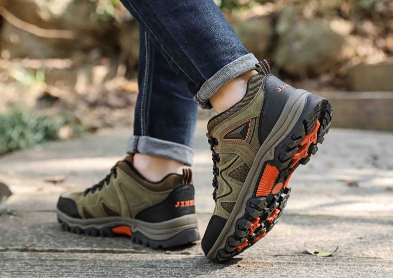 Men's Height Boost Hiking Shoes Rugged for Mountain Trails - The PeakTrail