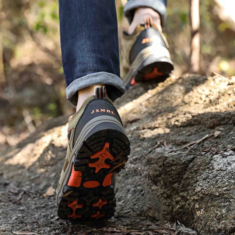Men's Height Boost Hiking Shoes Rugged for Mountain Trails - The PeakTrail