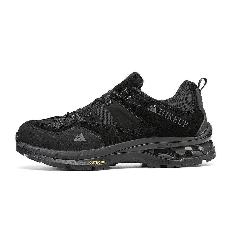 Men's Leather Hiking Shoes Rugged Trail Use - The PeakTrail