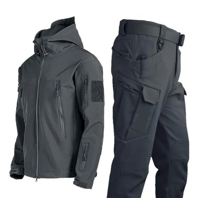Men's Softshell Hiking Set Jacket and Pants for Outdoor Use - The PeakTrail