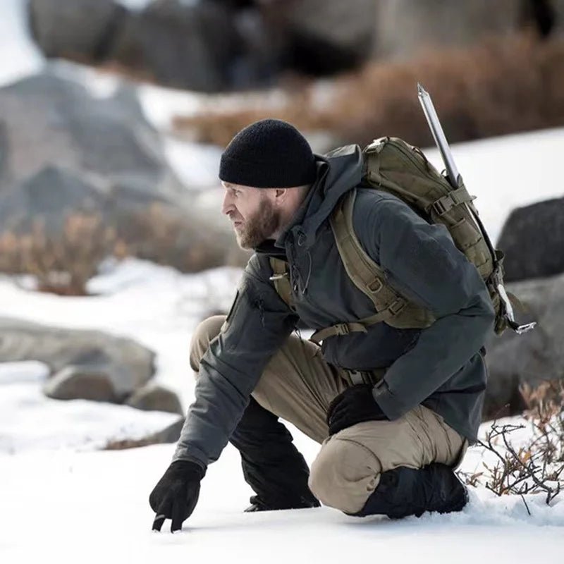 Men's Tactical Jacket Warm Outdoor Design for Hiking - The PeakTrail