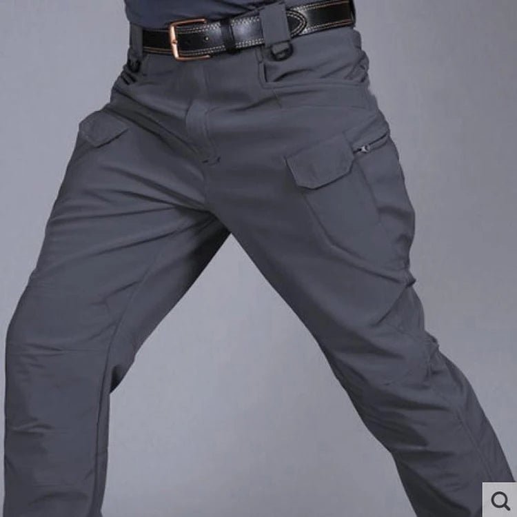 Men's Tactical Winter Pants Fleece - Lined Cargo for Hiking and Skiing - The PeakTrail