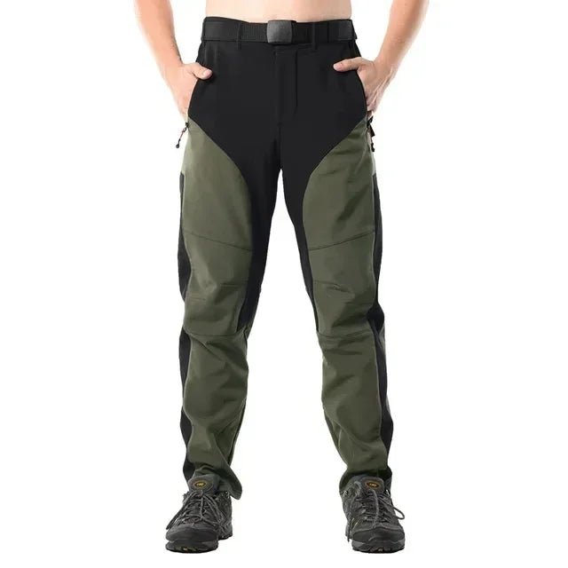 Men's Winter Hiking Pants Softshell Tactical Design - The PeakTrail