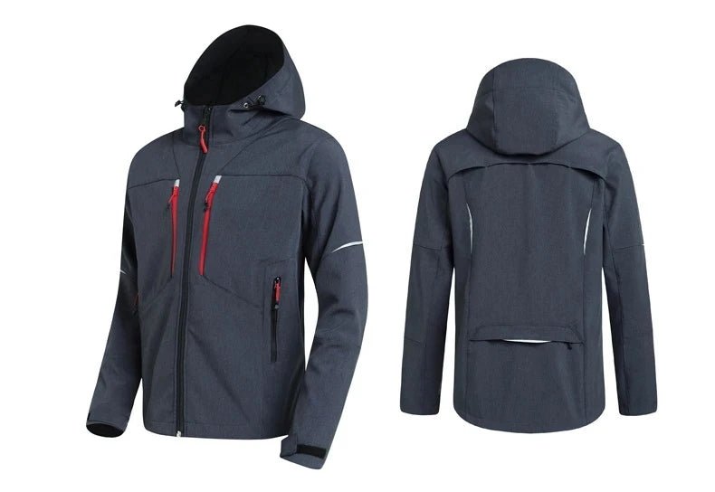 Men's Winter Softshell Jacket Warm and Windproof for Hiking - The PeakTrail