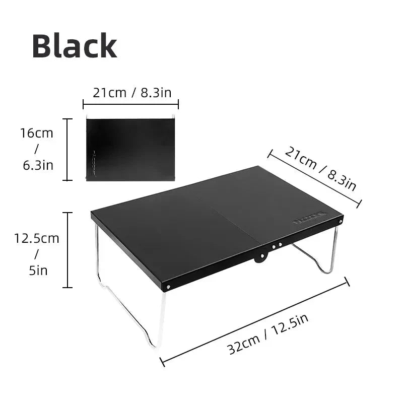 Mini Folding Camping Table Ultralight MDF Surface - The PeakTrail