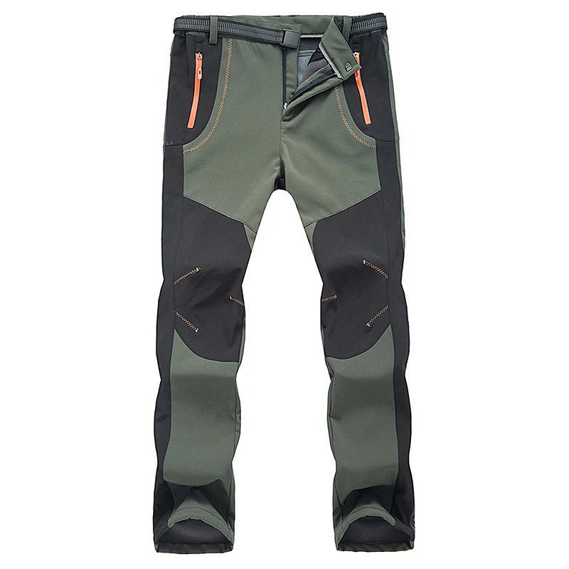 Winter Hiking Pants Thermal Softshell for Outdoor Use - The PeakTrail