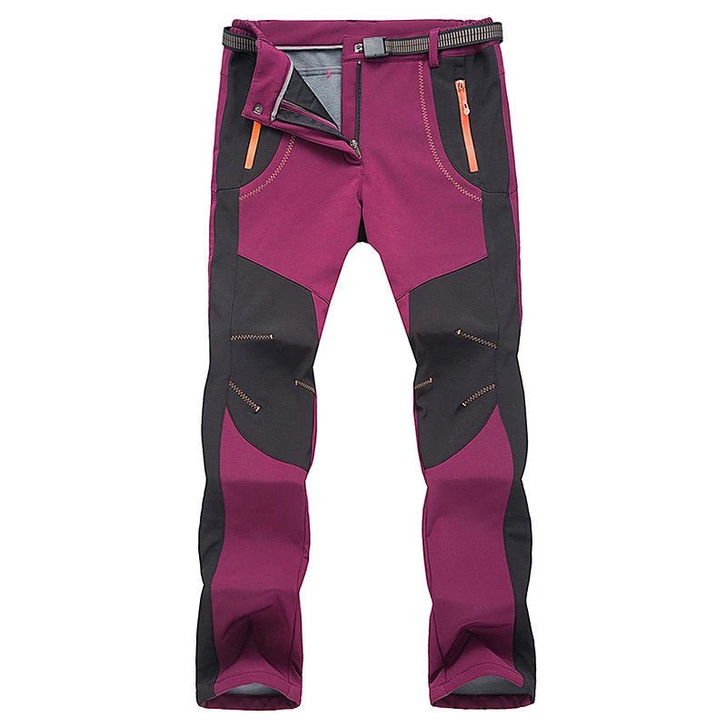 Winter Hiking Pants Thermal Softshell for Outdoor Use - The PeakTrail