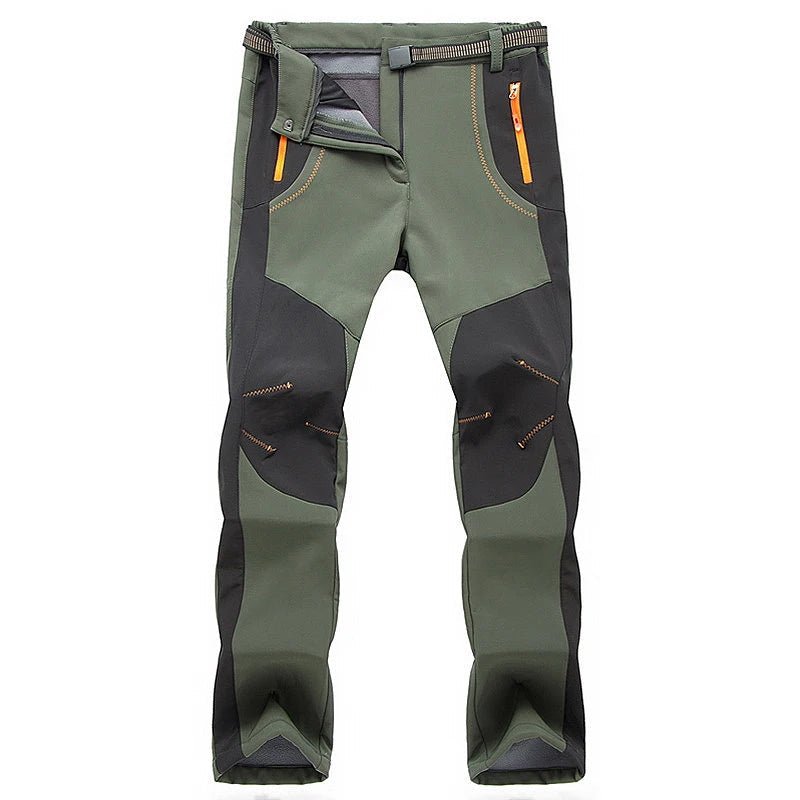 Winter Hiking Pants Thermal Softshell for Outdoor Use - The PeakTrail