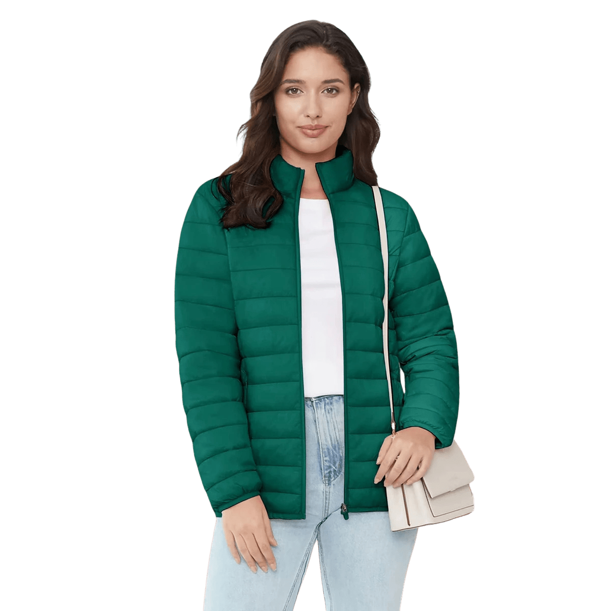 Women's Puffer Jacket Warm and Packable for Winter - The PeakTrail