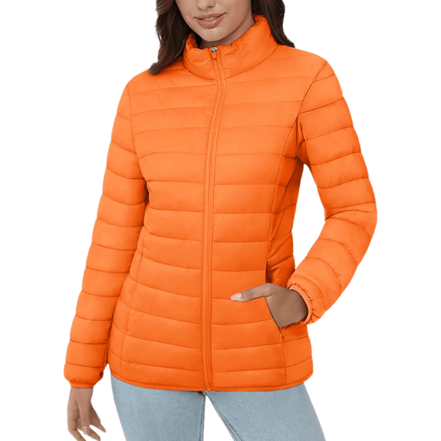 Women's Puffer Jacket Warm and Packable for Winter - The PeakTrail