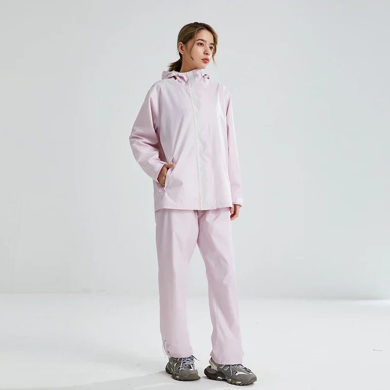Women's Rain Suit Waterproof Jacket and Pants Set - The PeakTrail