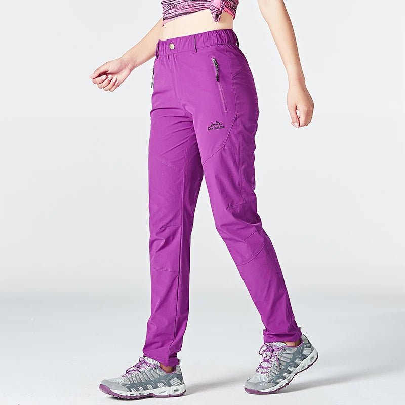Women's Water - Resistant Hiking Pants Lightweight and Durable - The PeakTrail
