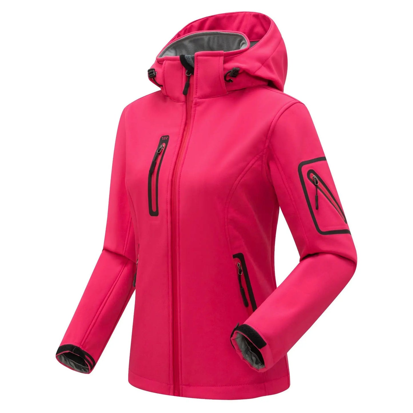 Women's Winter Hiking Jacket Softshell and Windproof - The PeakTrail