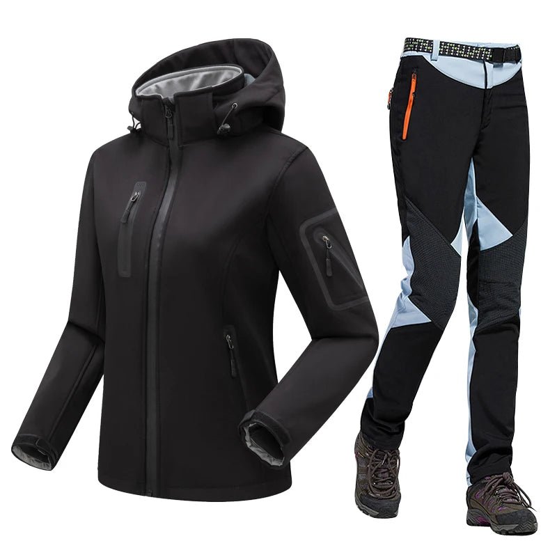 Women's Winter Hiking Set Jacket and Pants Insulated - The PeakTrail