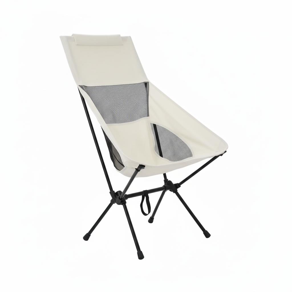 Folding Camping Chair with Backrest Portable and Lightweight - The PeakTrail